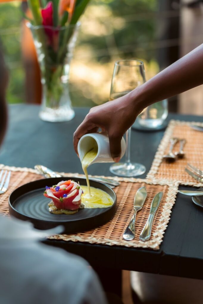 At the table, courses move at their own pace in an atmosphere that is personal and intentional in its storytelling